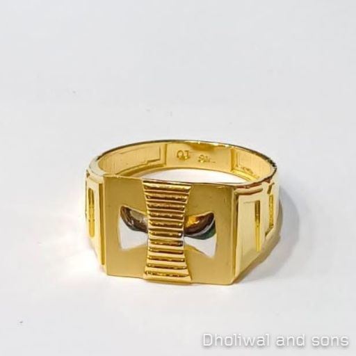 Plain Mens Gold Ring